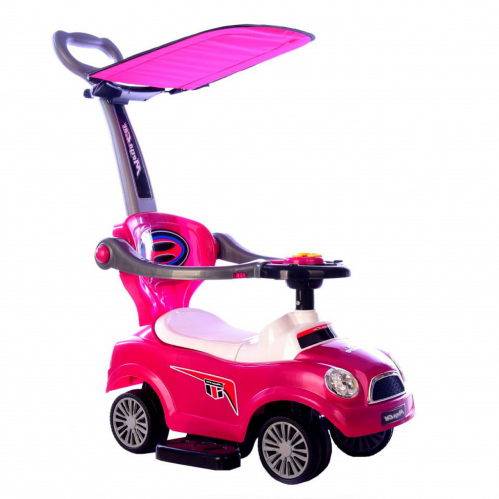 Novokids Mega Car Plus Roz cu Melodii - Masinuta Copii