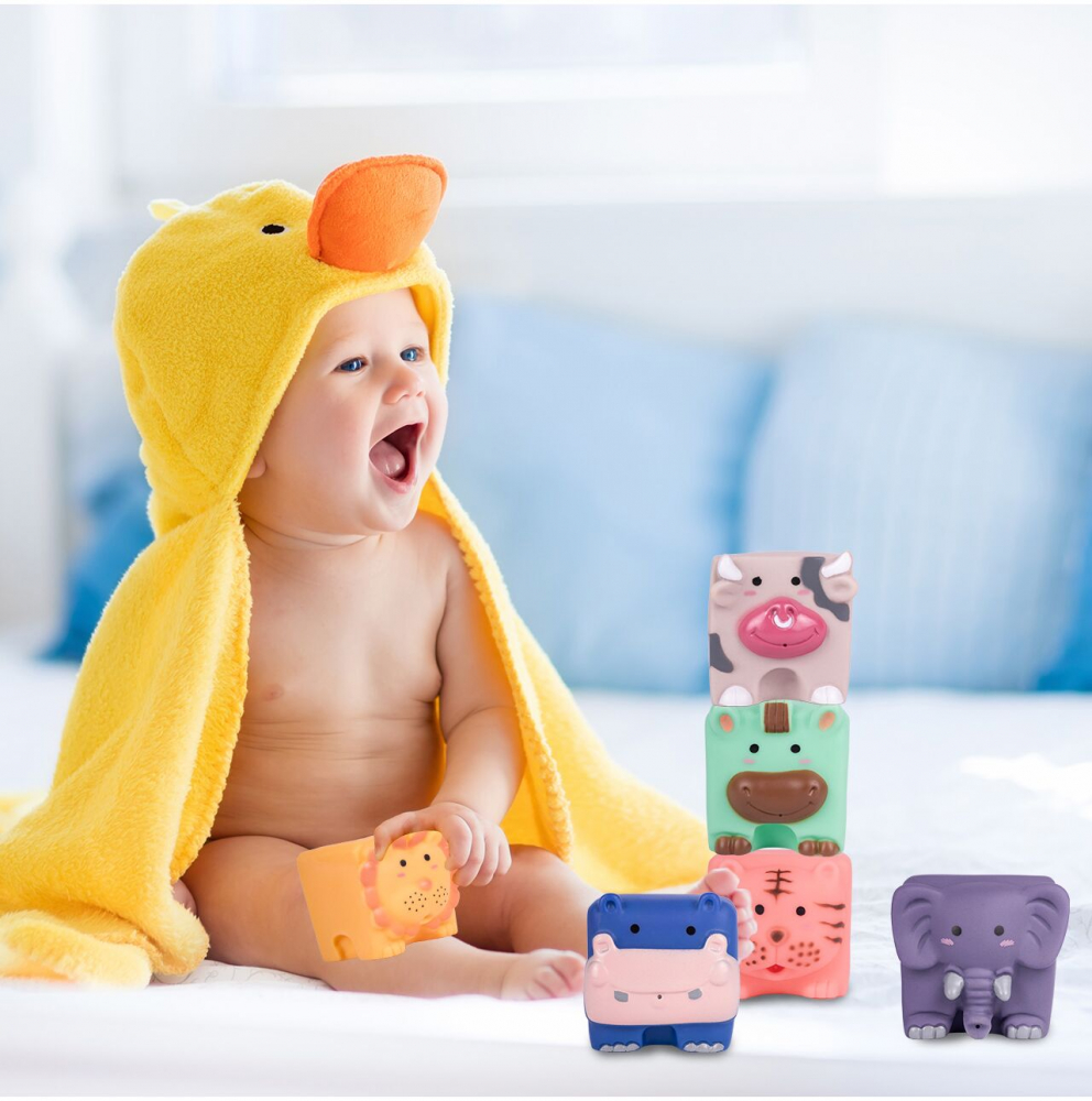 Set 6 Jucării Baie Malplay Happy Animals - imagine 9