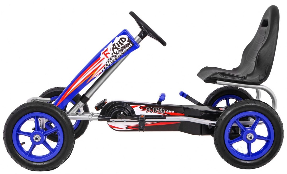 Kart Pedale Copii FULL Ahead AIR Albastru - imagine 8
