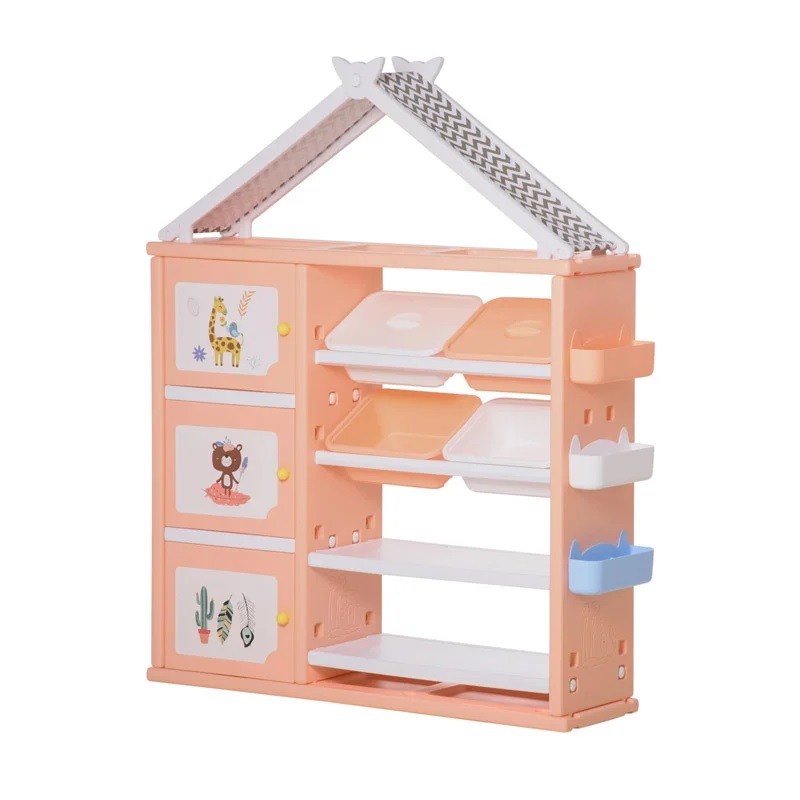 Dulap Organizator Nichiduta Happy House Pink - imagine 4