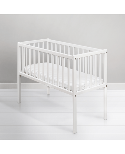 Patut Co-Sleeping Woodies, Alb, cu Saltea Inclusa - imagine 5