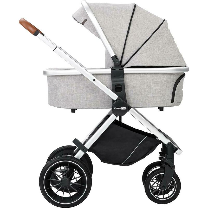 Carucior 3 in 1 FreeON Joy Reversibil, Aluminiu