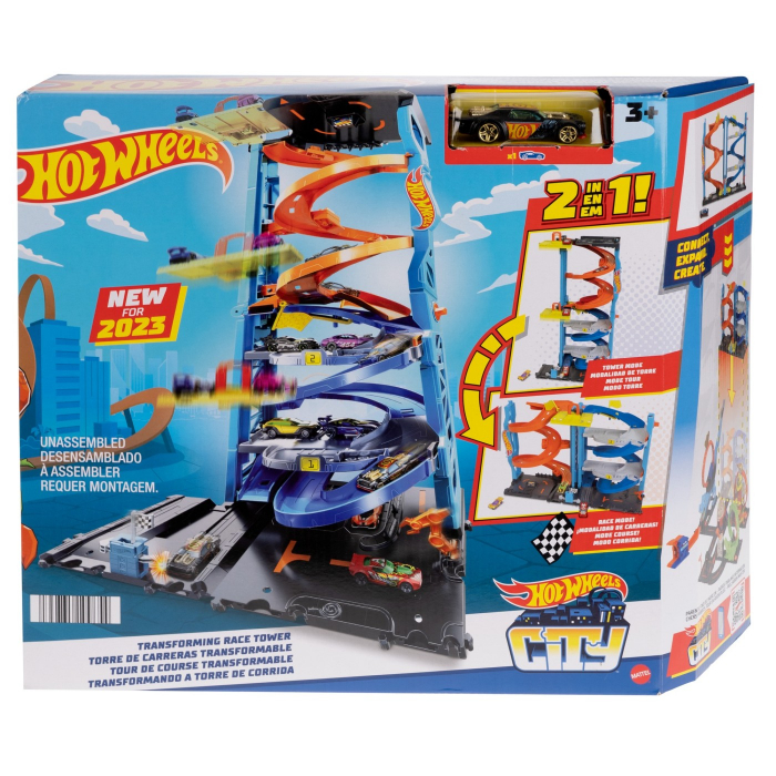 Hot Wheels City Turnul de Curse Transformator