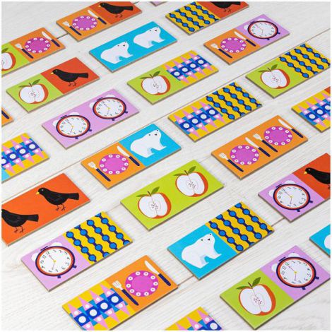 Primul meu domino Galt - Joc Educativ Colorat - imagine 5