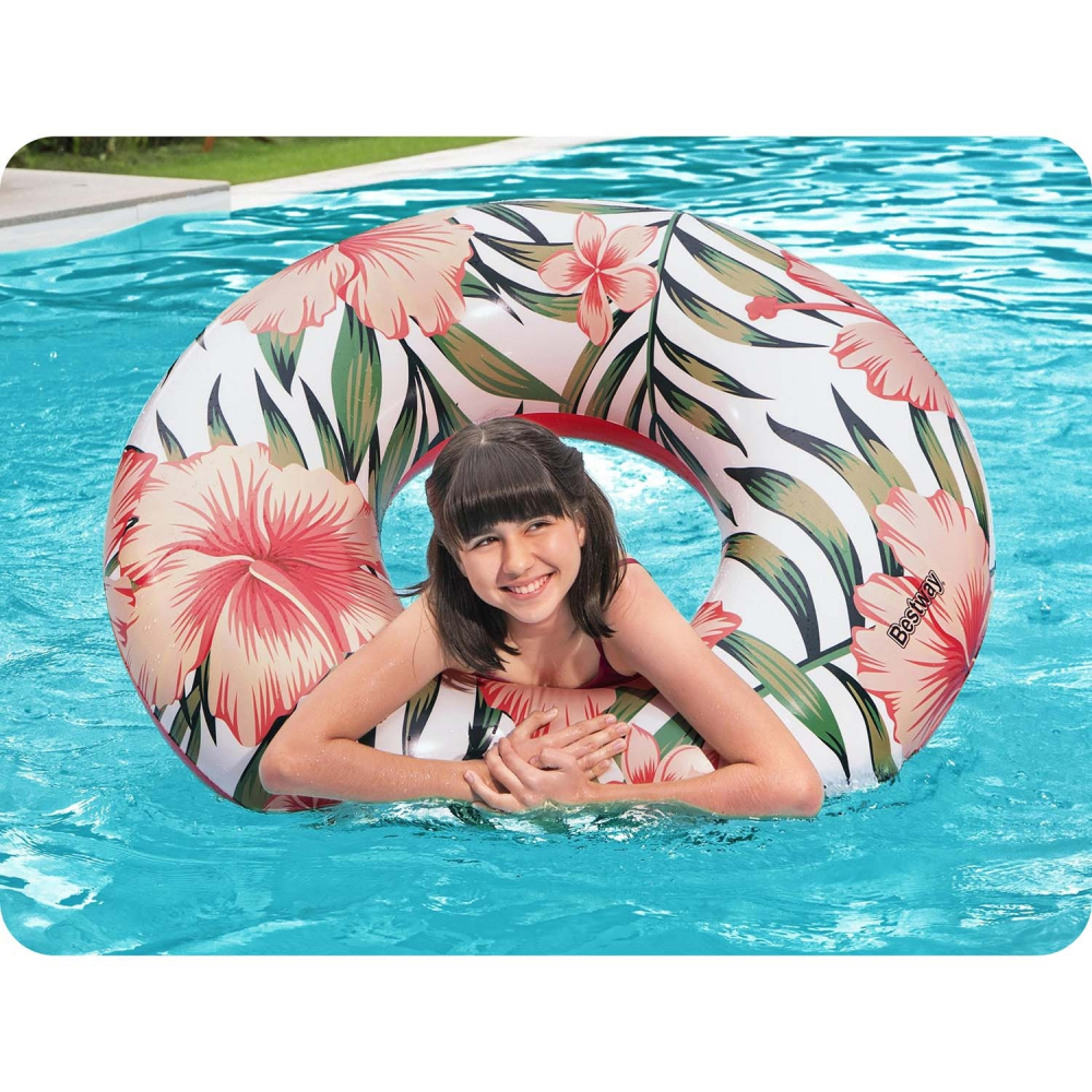 Colac Gonflabil Bestway Exotic Roz, D 119 cm