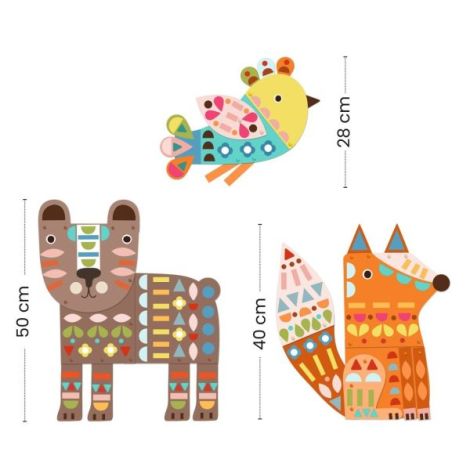 Djeco Animale Gigantice - Joc Creativ pentru Copii - imagine 2