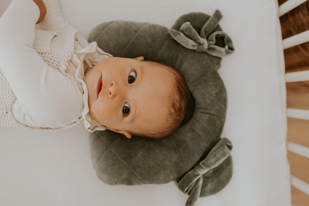 Pernă Anti-Plagiocefalie Royal Baby Gri | Nor Pufos - imagine 6
