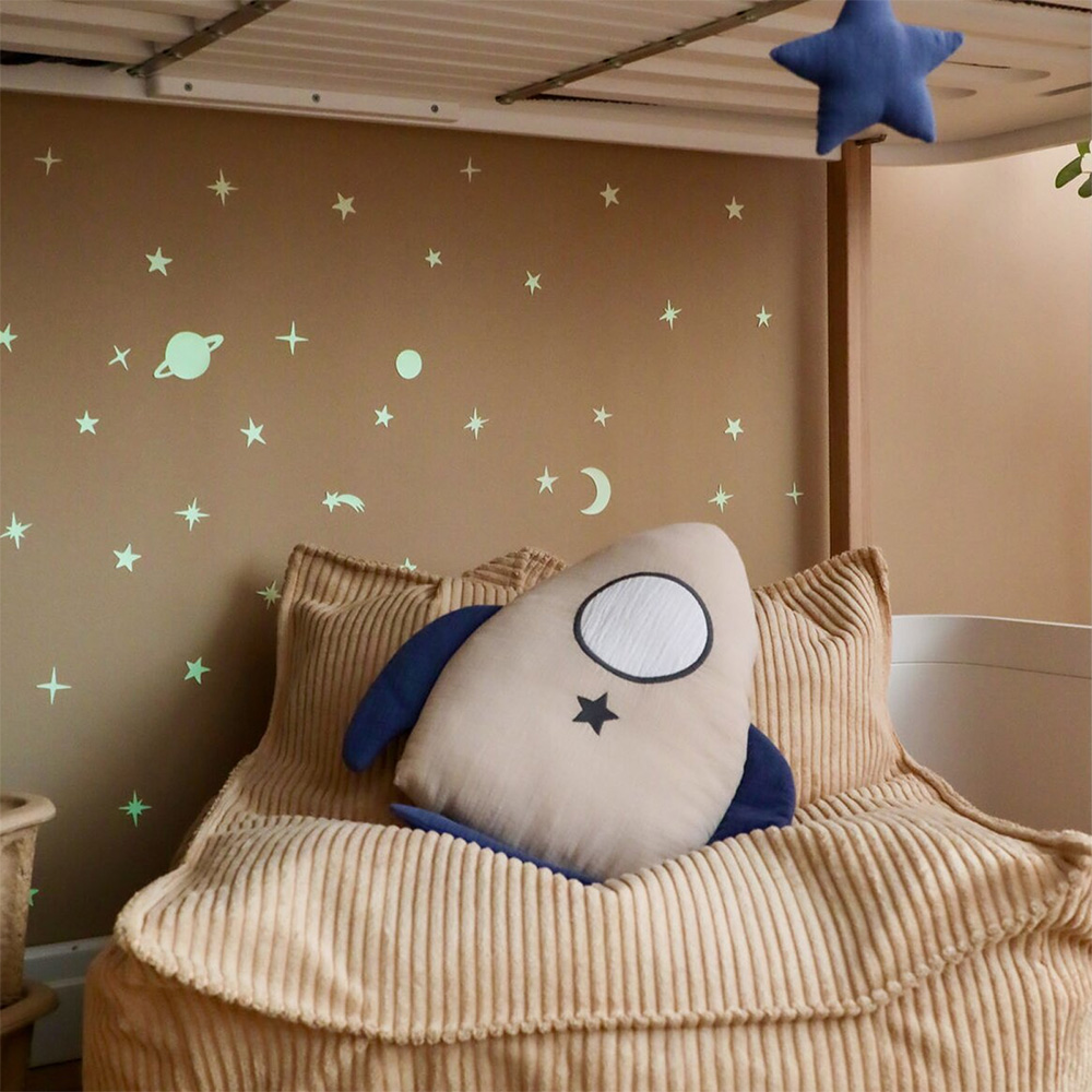 Little Amy Set Decoratiuni Rocket Bleumarin Camera Copil - imagine 2