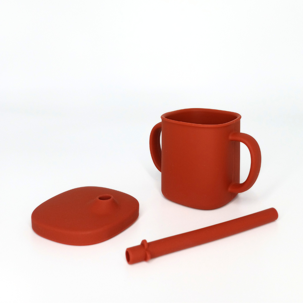 Cana cu Pai Coccorito Red, 180ml, Etansă - imagine 3