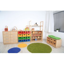 Cutie Depozitare Lemn Fag Verde Moje Bambino - imagine 6