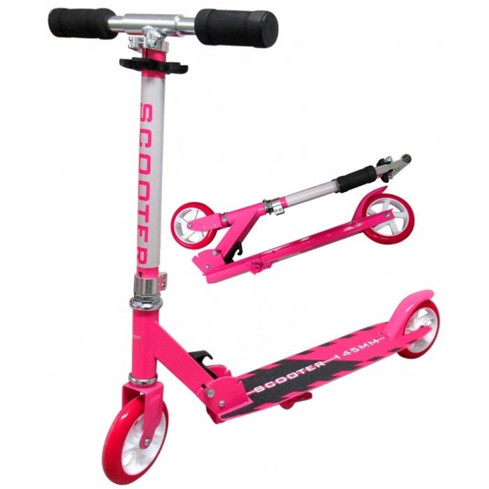 Trotineta R-Sport H6 Roz Pliabilă, 100kg - imagine 3