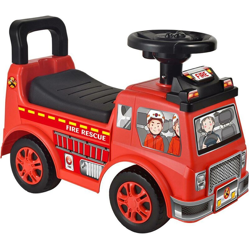 Free2Move Masină Pompieri Ride-On Lumini Sunete