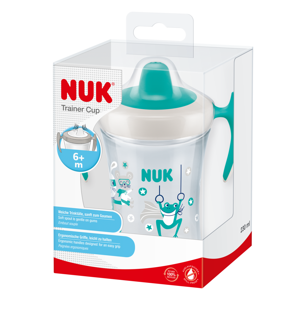 Cana Nuk Trainer 230ml Anti-Curgere 6+ luni