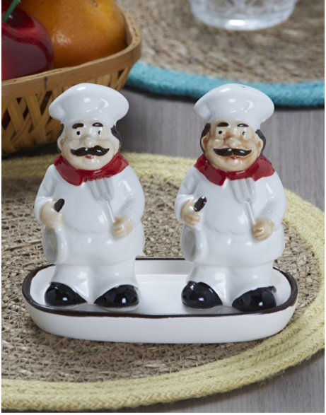 Set solnite Kitchenware, ceramică, 8cm, design bucătari