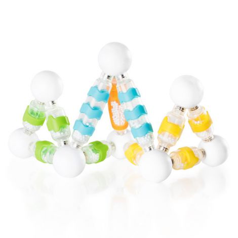 Guidecraft Grippies Shakers Set Magnetic Senzorial - imagine 4