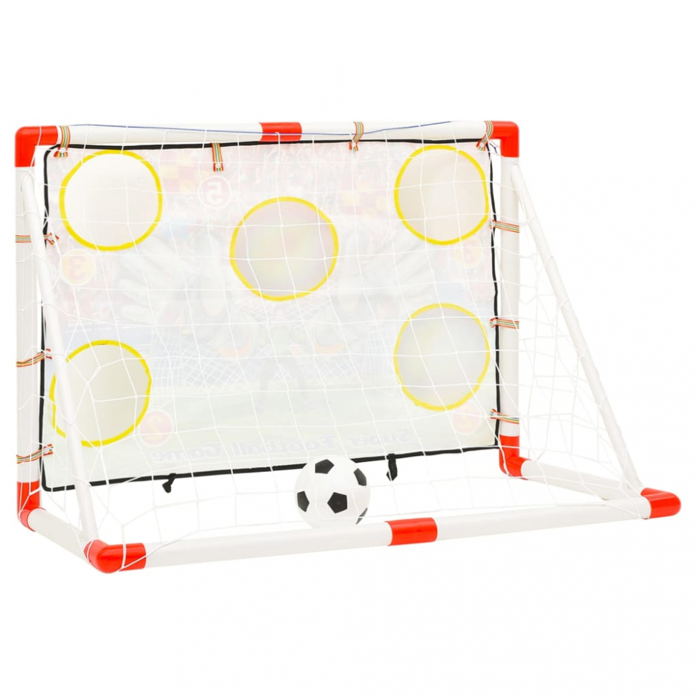 Set Poartă Fotbal Malplay cu Plasă și Minge - imagine 8