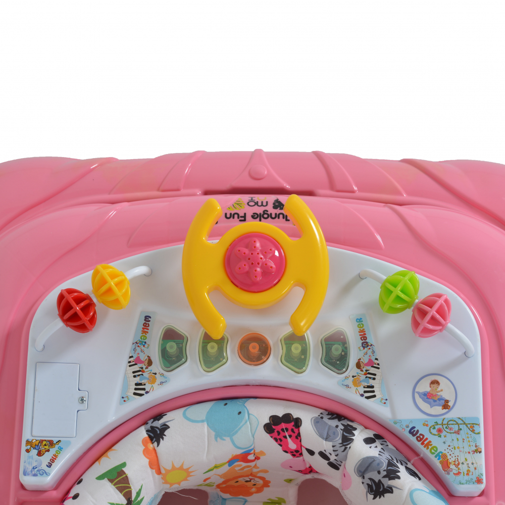 Premergator Moni Jungle Pink cu jucarii interactive - imagine 5