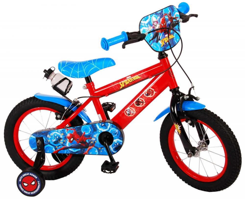 Bicicleta Spiderman RB 14" Eandl Cycles - imagine 3