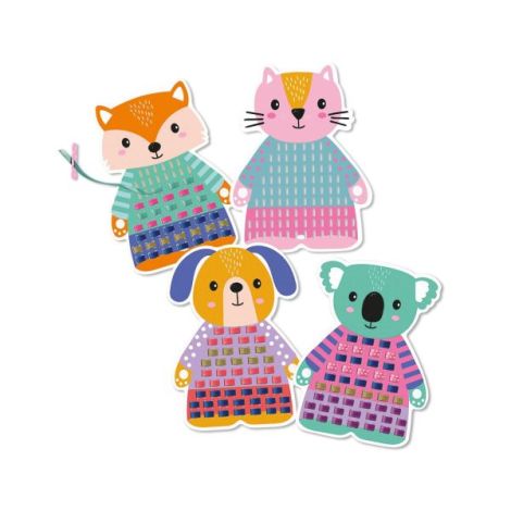 Set Creativ Animale Tesut XXL | Ses Creative - imagine 4