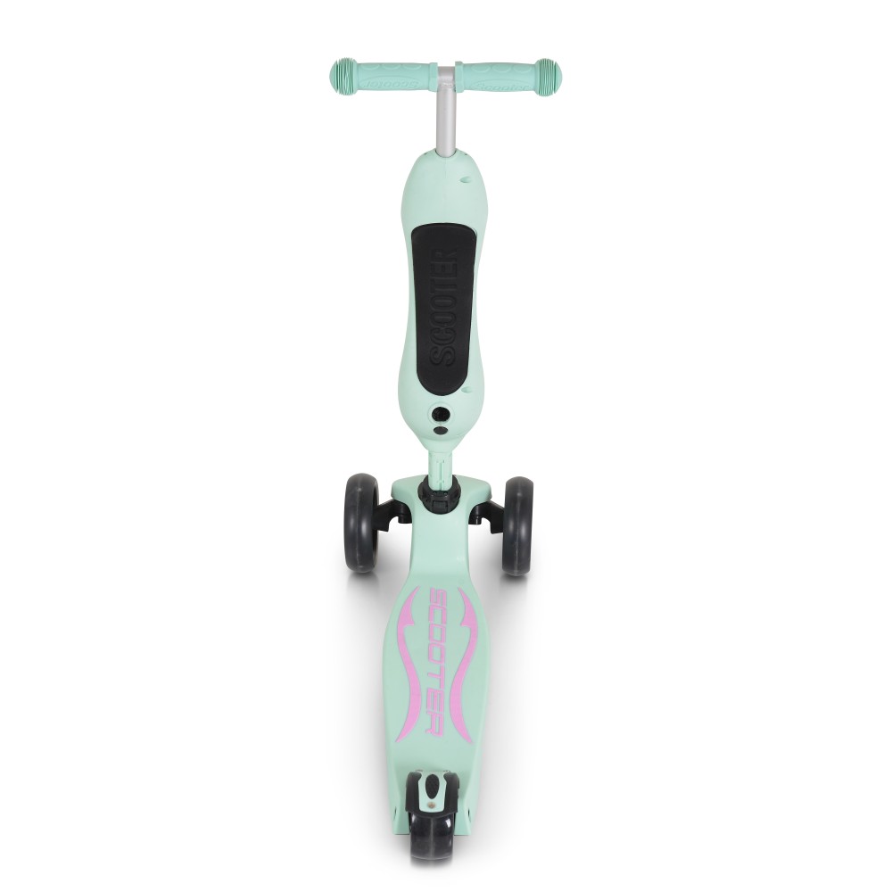 Trotineta 2in1 Skiddy Byox cu scaun și lumini LED - imagine 9