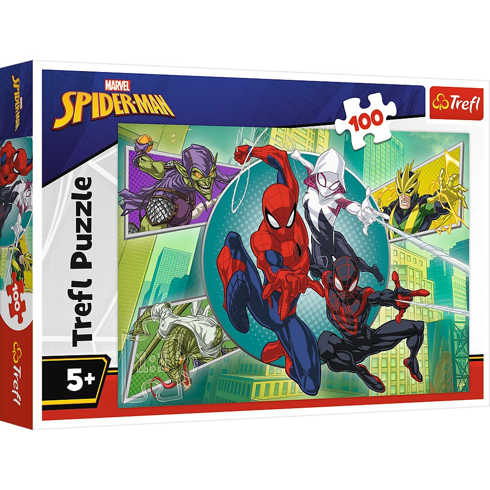 Puzzle Trefl Spiderman 100 piese - Dezvoltare creativitate