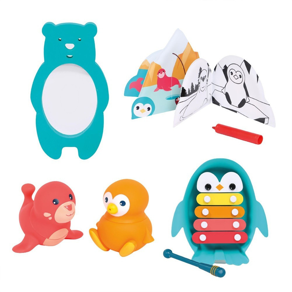 Set Jucării de Baie Arctic Ludi | Educațional și Distractiv - imagine 4