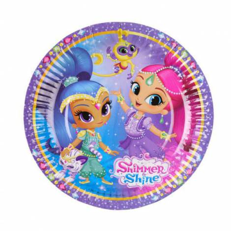 Farfurii Strălucitoare Amscan Shimmer 18cm