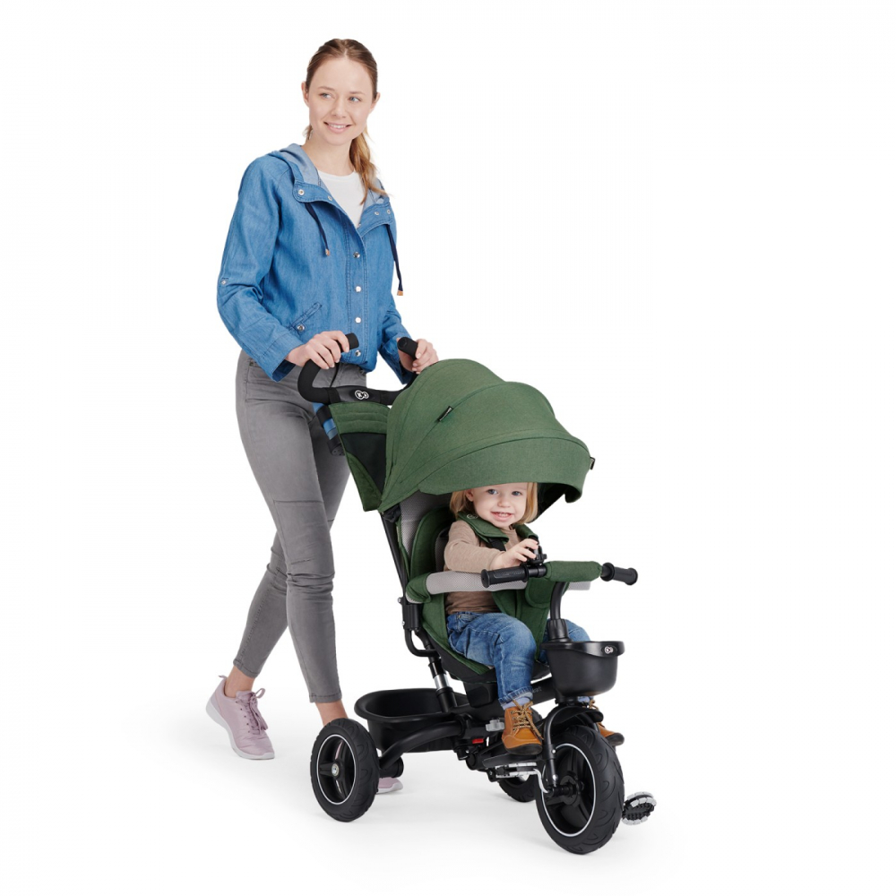 Tricicleta Kinderkraft Spinstep 5 in 1 Green - imagine 3