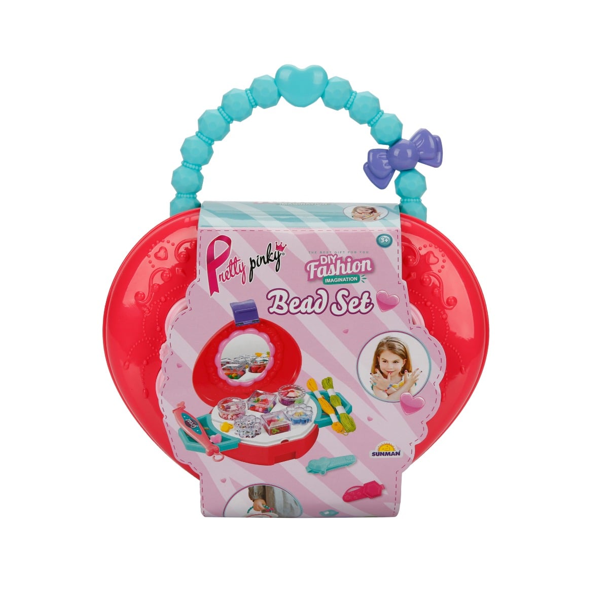 Set Margele Pretty Pinky | Creează Brățări Unice