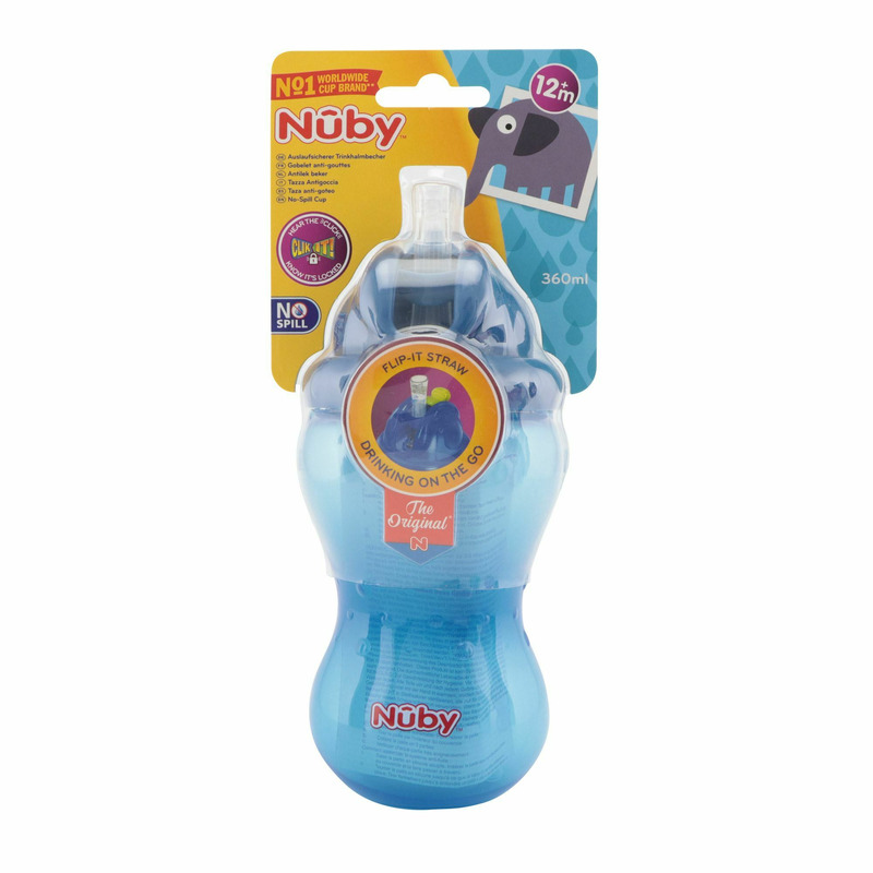 Cana Nuby Anti-Picurare 360 ml Albastru Inchis - imagine 2