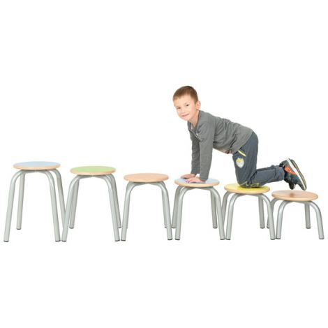 Taburet Flexi Galben Stivuibil | Moje Bambino - imagine 4