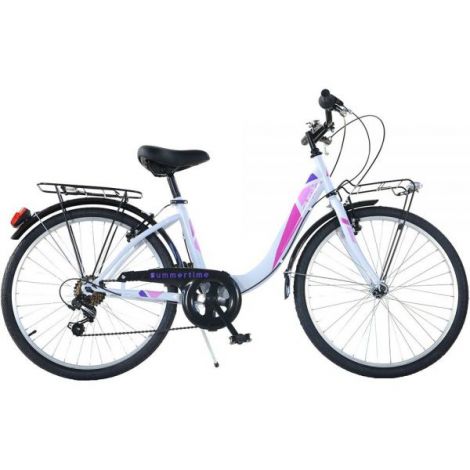 Bicicleta Dino Bikes 26" City Summertime Alb