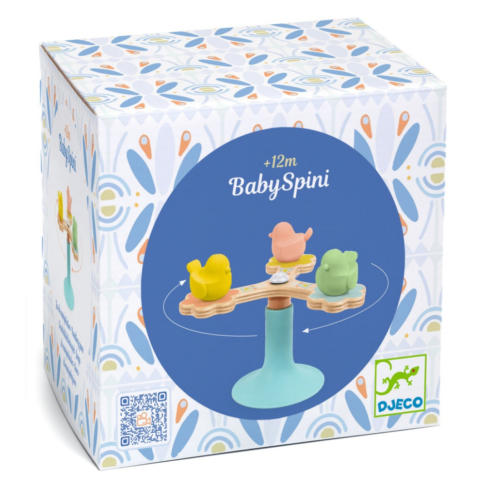 Djeco BabySpini Jucărie Rotitoare Lemn