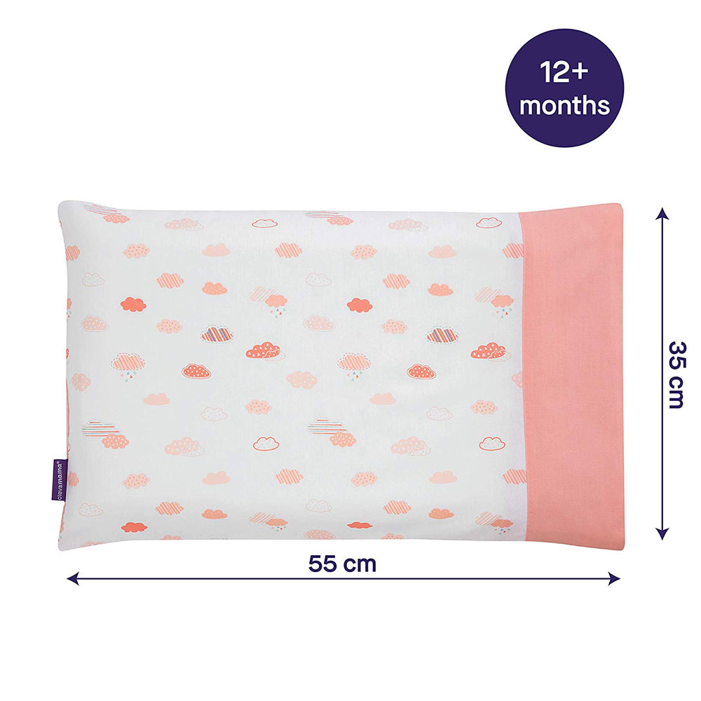 Față de pernă Clevamama Coral +12 luni