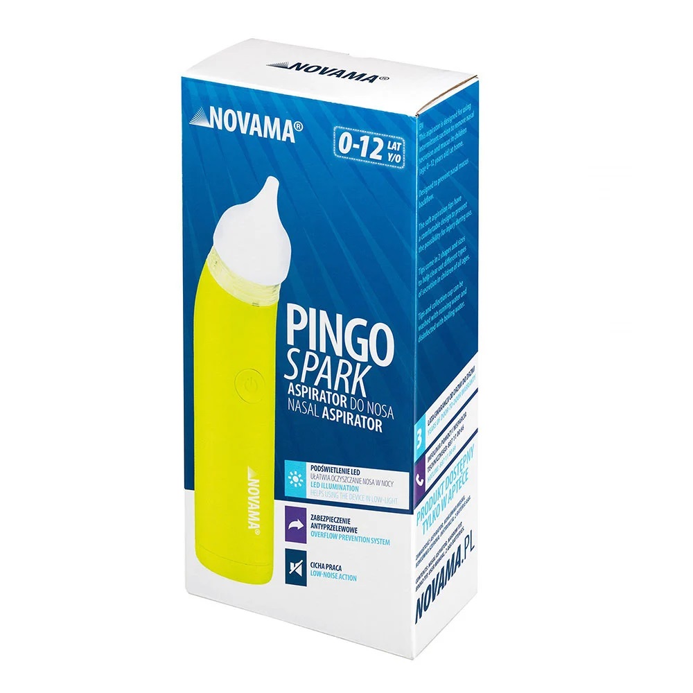 Aspirator Nazal Electric Novama Pingo Spark 0-12 ani LED - imagine 6