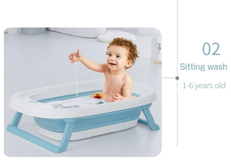 Cadita Pliabila Little Mom Fold Blue - imagine 2