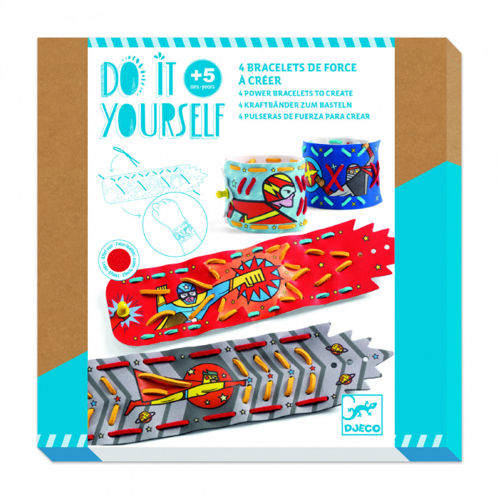 Set DIY Djeco Bratari Super Puteri | Creativitate