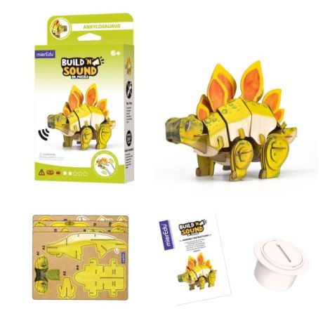 Puzzle 3D Stegosaurus Mieredu cu Sunete - imagine 2