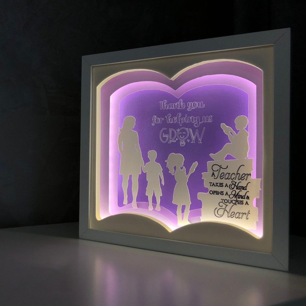 Tablou Luminos Învățătoare Noorhandmade