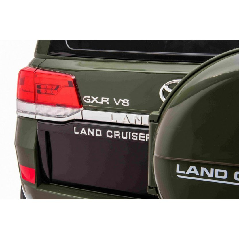 Masinuta Electrica Toyota LandCruiser, Army Green - imagine 2