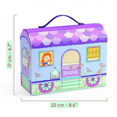 Djeco Tinyly Bluchka Căsuță Caravană Jucărie - imagine 2