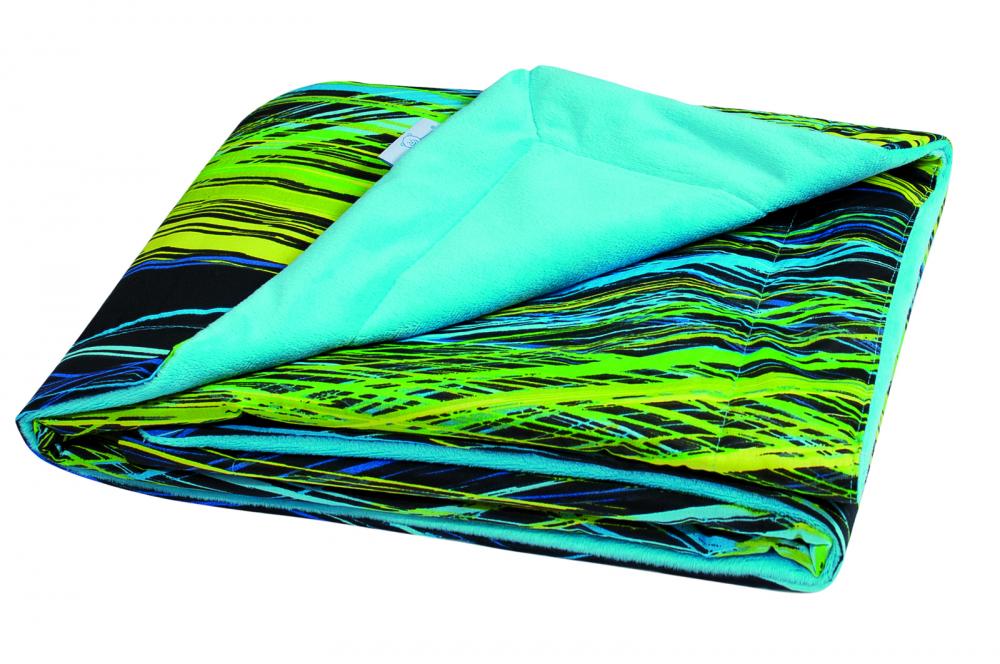 Paturica Baby Matex Soul Blue, 31x52 cm, cu două fețe