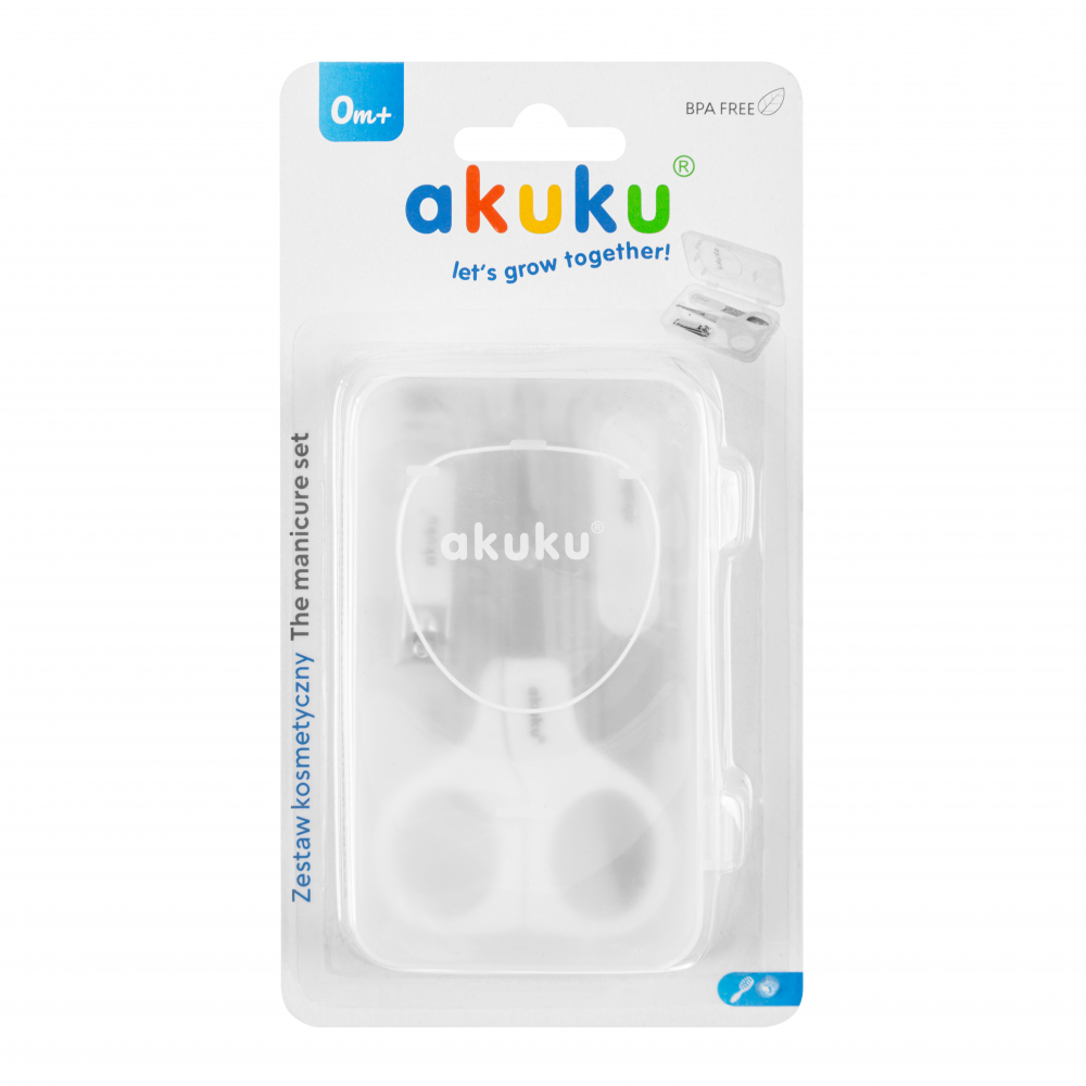 Kit Manichiura Bebelusi Akuku White