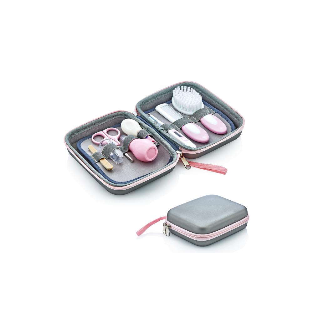 Set Ingrijire Bebelusi BabyJem 9 Piese Rosa