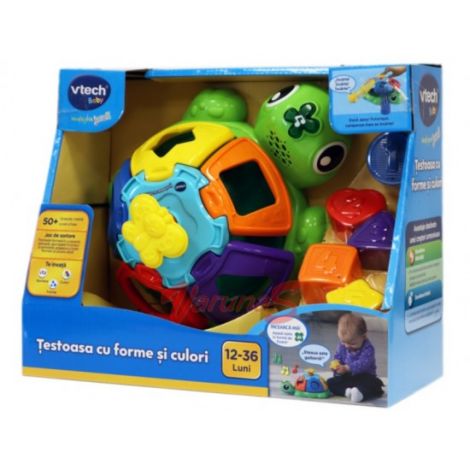 Testoasa Sortatoare Vtech | Invata Forme si Culori - imagine 3