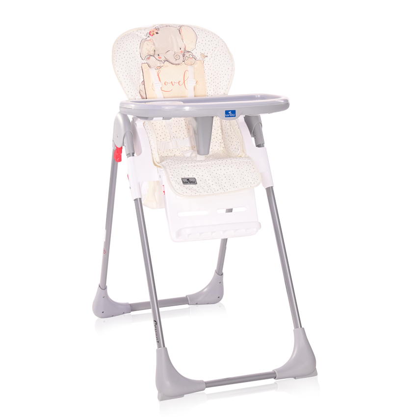 Scaun de masă reglabil Lorelli Cryspi Grey Elephant - imagine 2