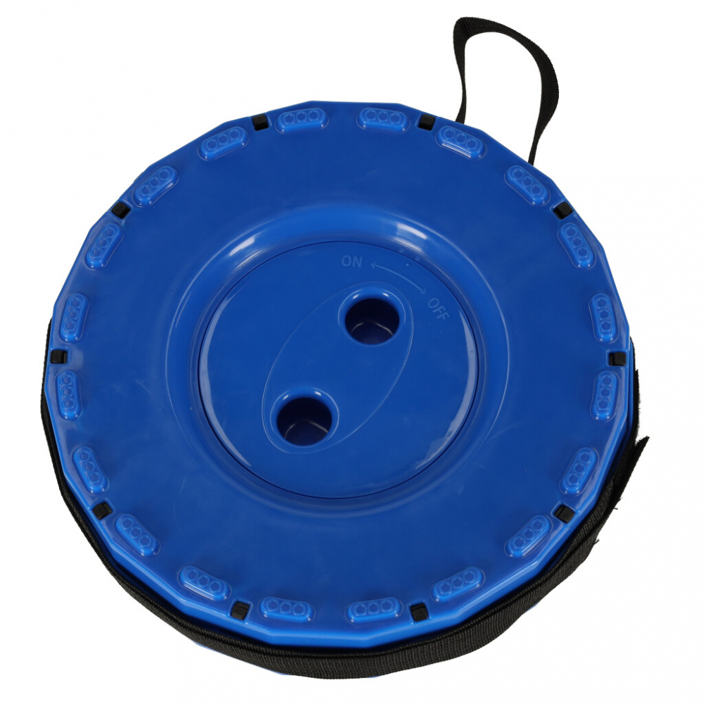 Scaun telescopic pliabil 24 cm Blue - Ikonka - imagine 4