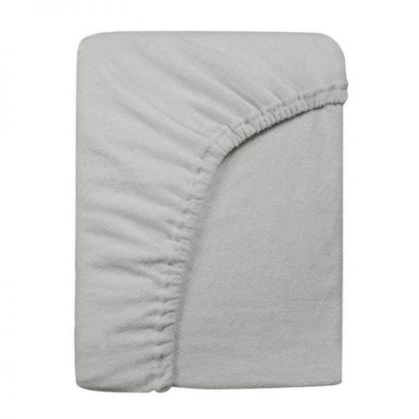 Cearsaf Saltea Childhome Tricot Gri 75x95cm - imagine 2