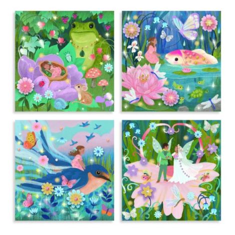Joc creativ Thumbelina Djeco - 4 în 1 - imagine 4