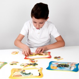 Set 4 Puzzle Miniland - Originea Alimentelor - imagine 6